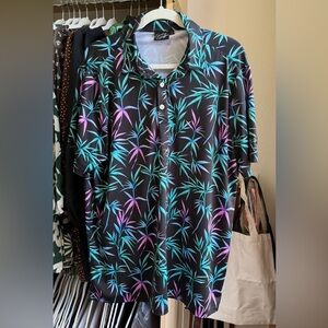 Sunday Swagger Black Golf Polo